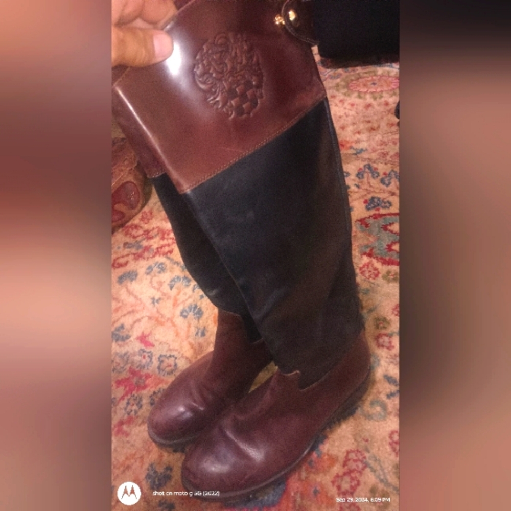 Vince camuto leather boots